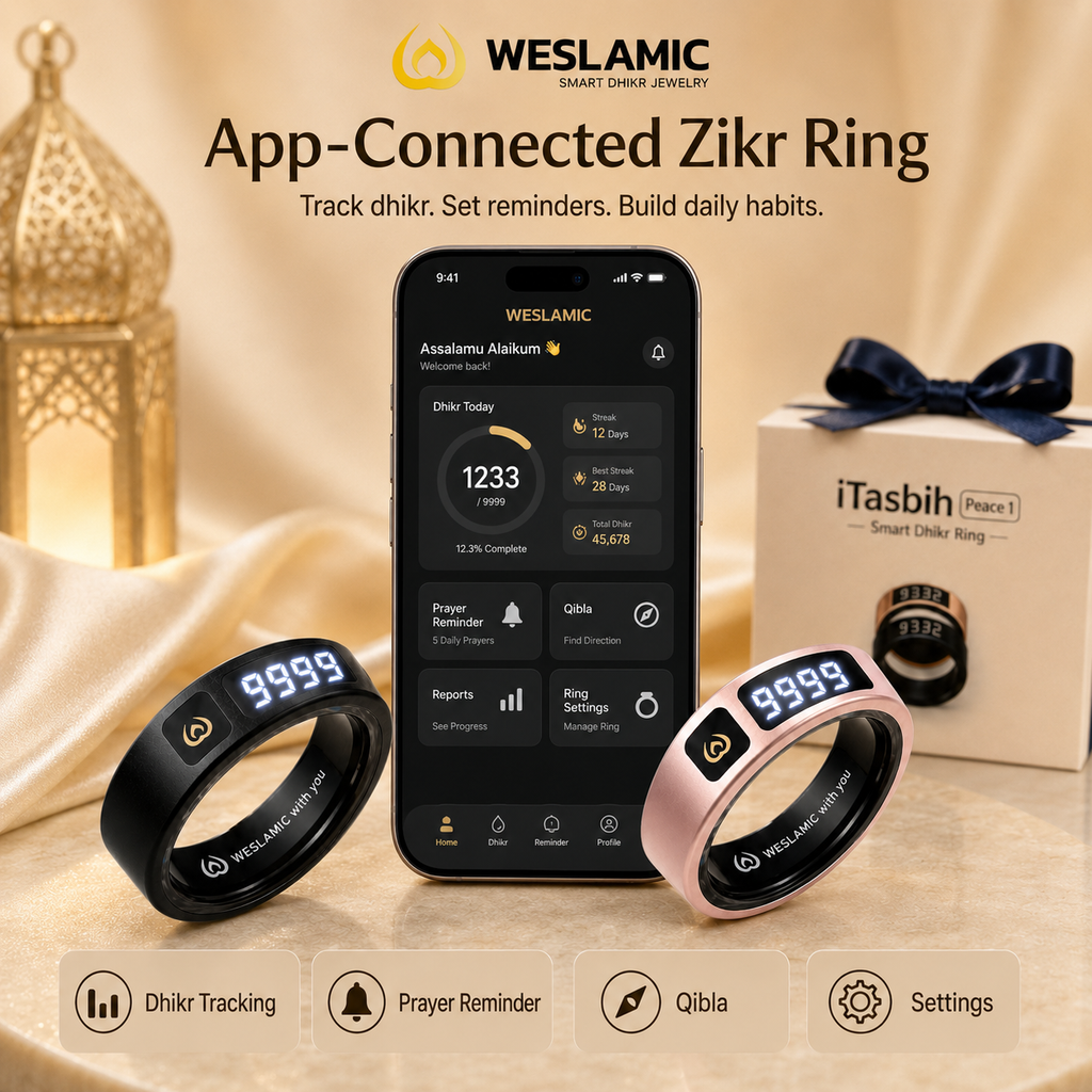 Cable de carga magnético del anillo Zikr WESLAMIC