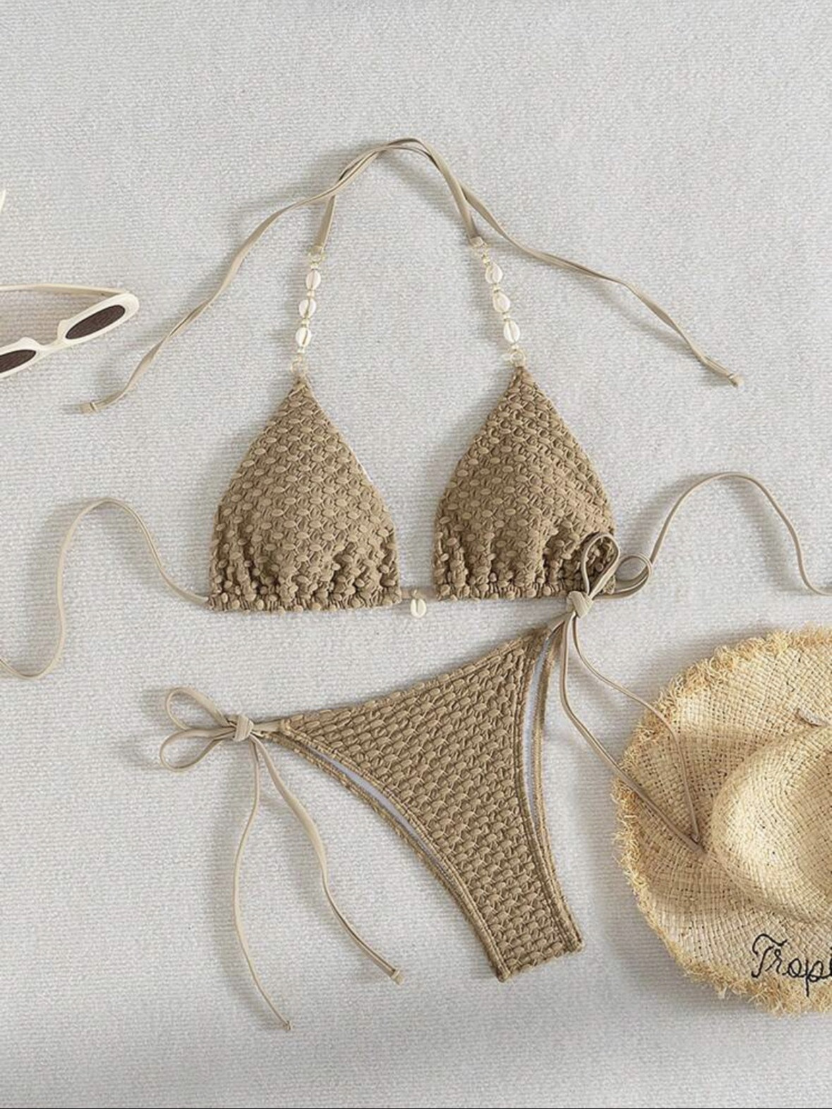 2025 Amazon Europe and the United States new fashion high-end sexy bikini bikini two-piece split swimsuit cross-border