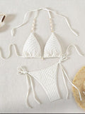 2025 Amazon Europe and the United States new fashion high-end sexy bikini bikini two-piece split swimsuit cross-border