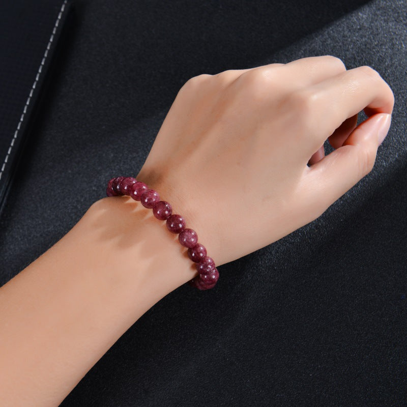 Pulsera de Piedras Naturales Hecha a Mano | Ágata Cristal Amatista