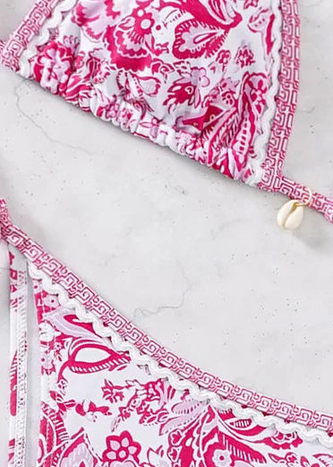 Bikini Floral Triángulo Push-Up