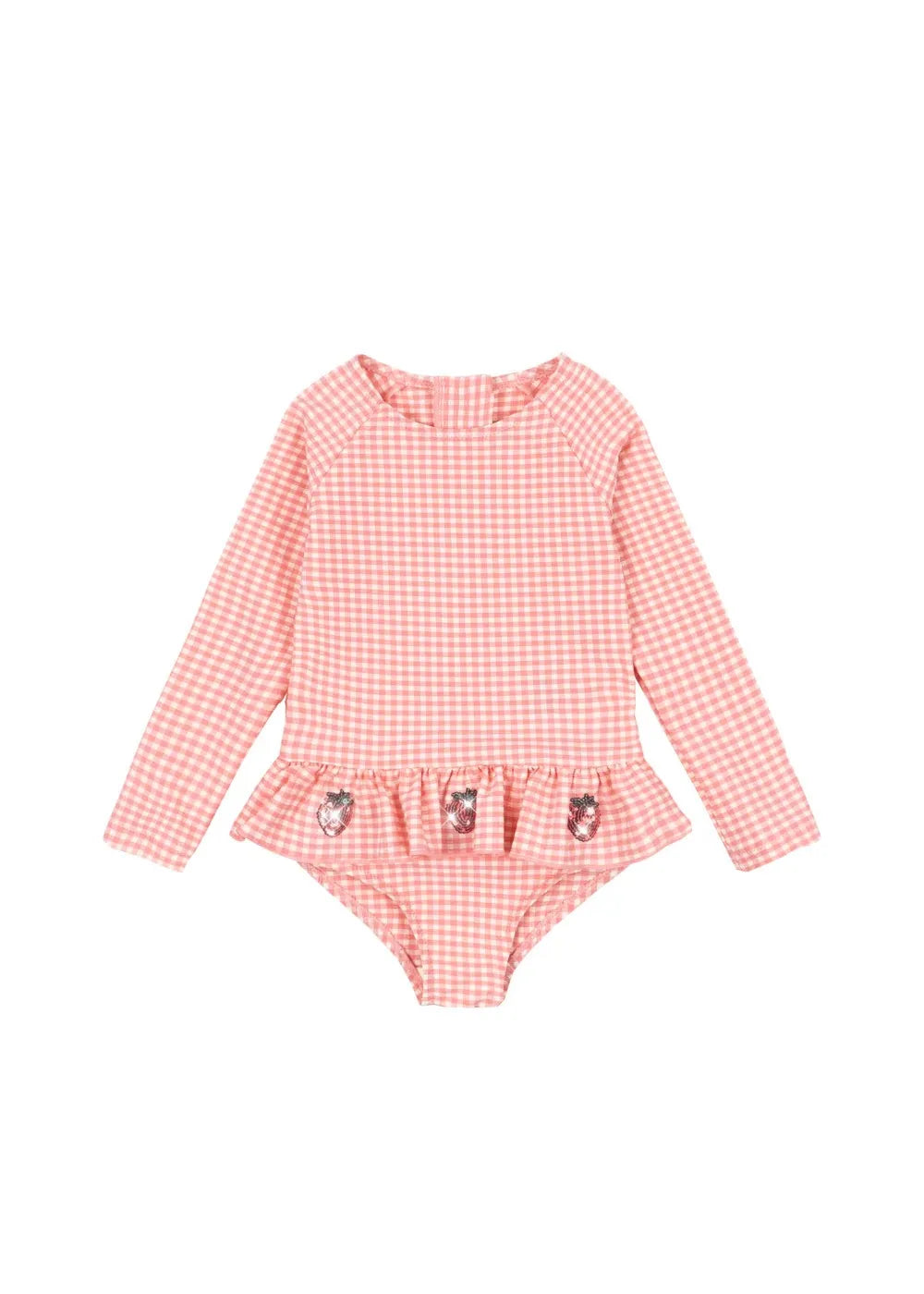 Bikini Niña Estampado con Volantes Estilo Princesa