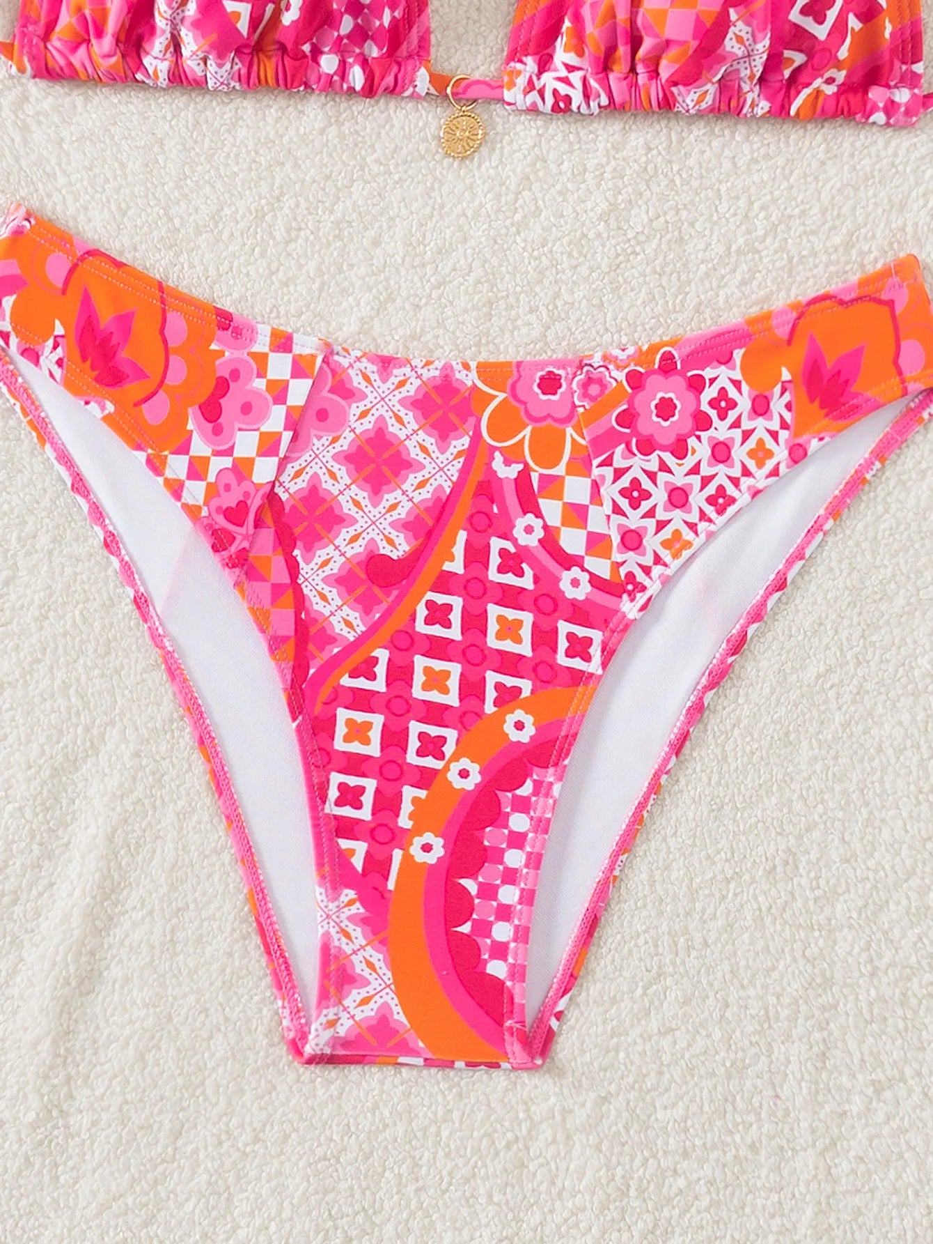 Bikini Floral Triángulo Push-Up