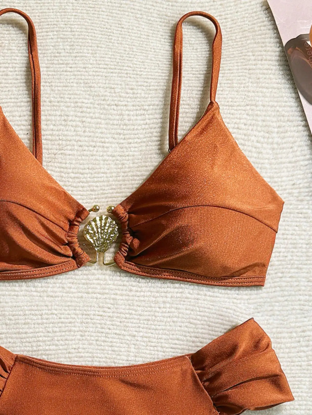 Bikini Botones Concha Halter