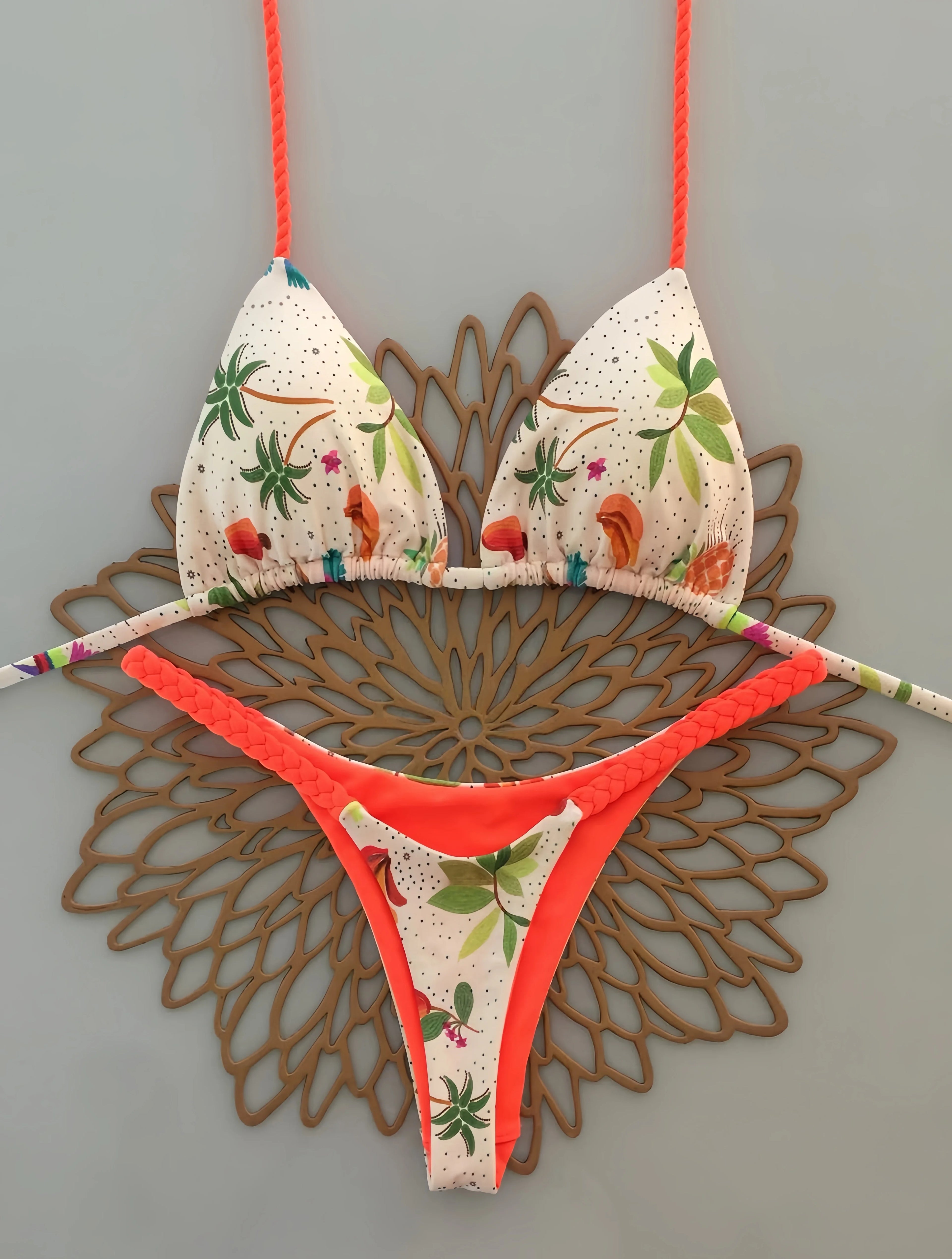 Bikini Push-Up Brasileño de Dos Piezas Mujer