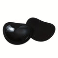 Almohadillas de inserción de sujetador reutilizables de realce, almohadillas potenciadoras de pecho suaves adhesivas, almohadillas de esponja para levantamiento de senos, traje de baño, potenciador de copa de Bikini