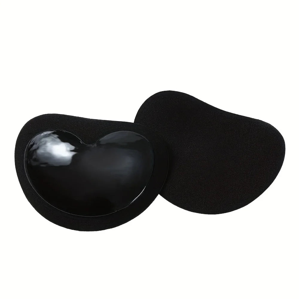 Almohadillas de inserción de sujetador reutilizables de realce, almohadillas potenciadoras de pecho suaves adhesivas, almohadillas de esponja para levantamiento de senos, traje de baño, potenciador de copa de Bikini