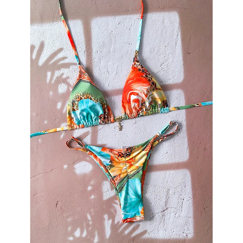 Bikini Leopardo Micro Tanga