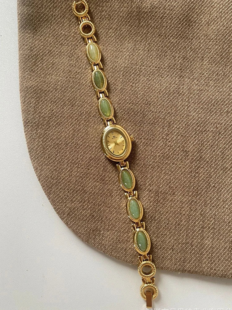 Reloj Pulsera Cuarzo Jade Mujer
