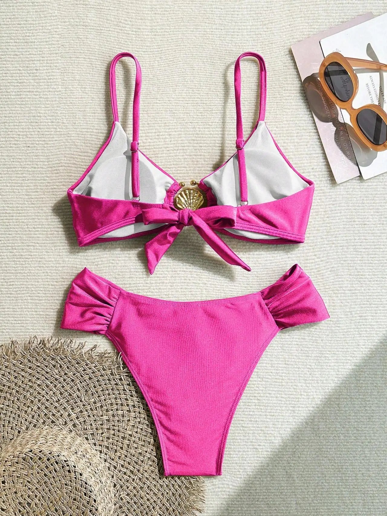 Bikini Botones Concha Halter