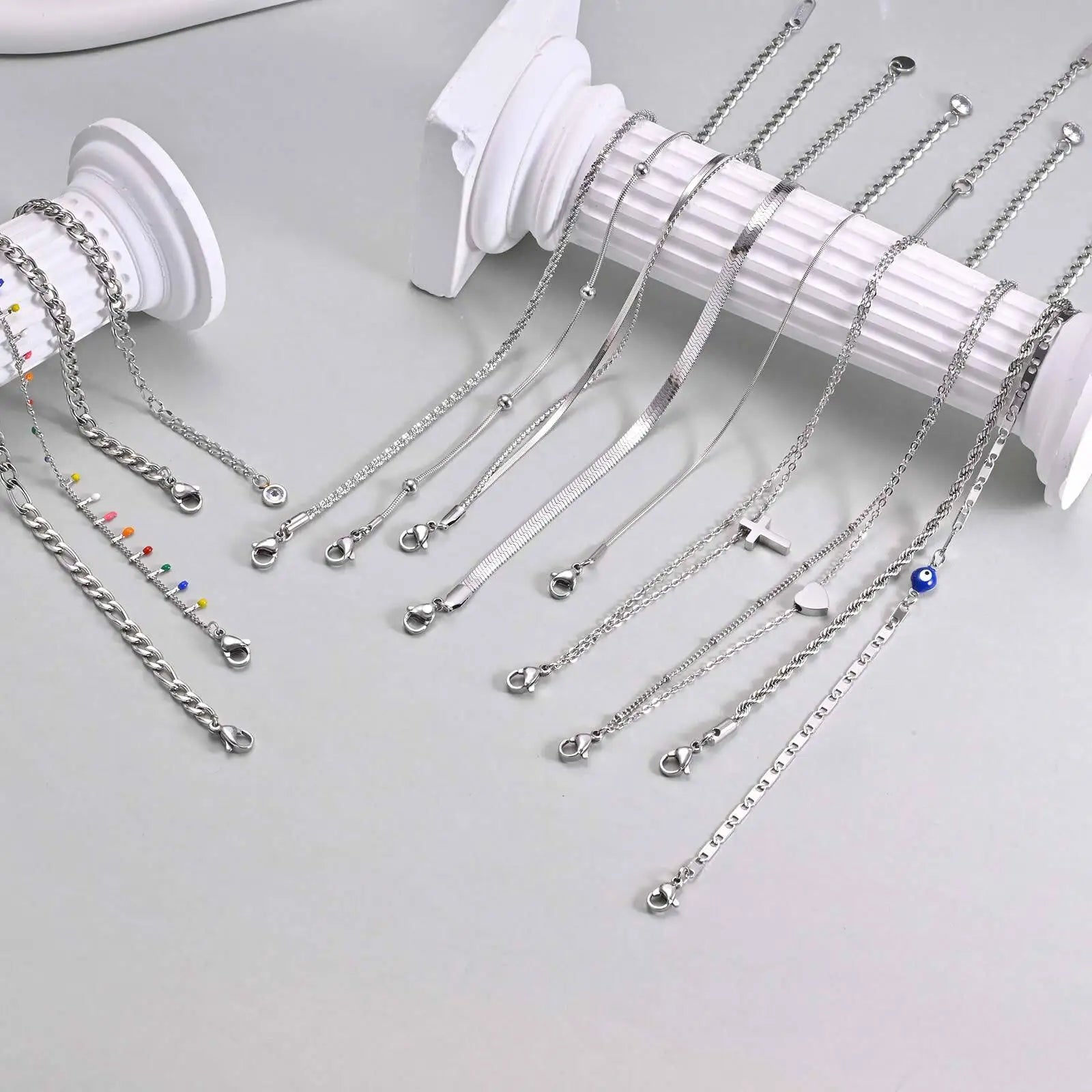 Tobillera Cadena Acero Inoxidable