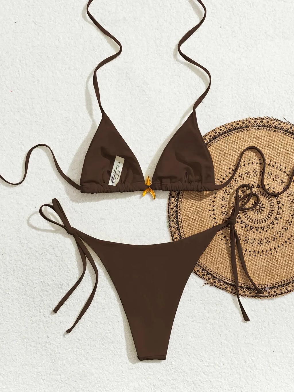 Bikini Floral Triángulo Push-Up