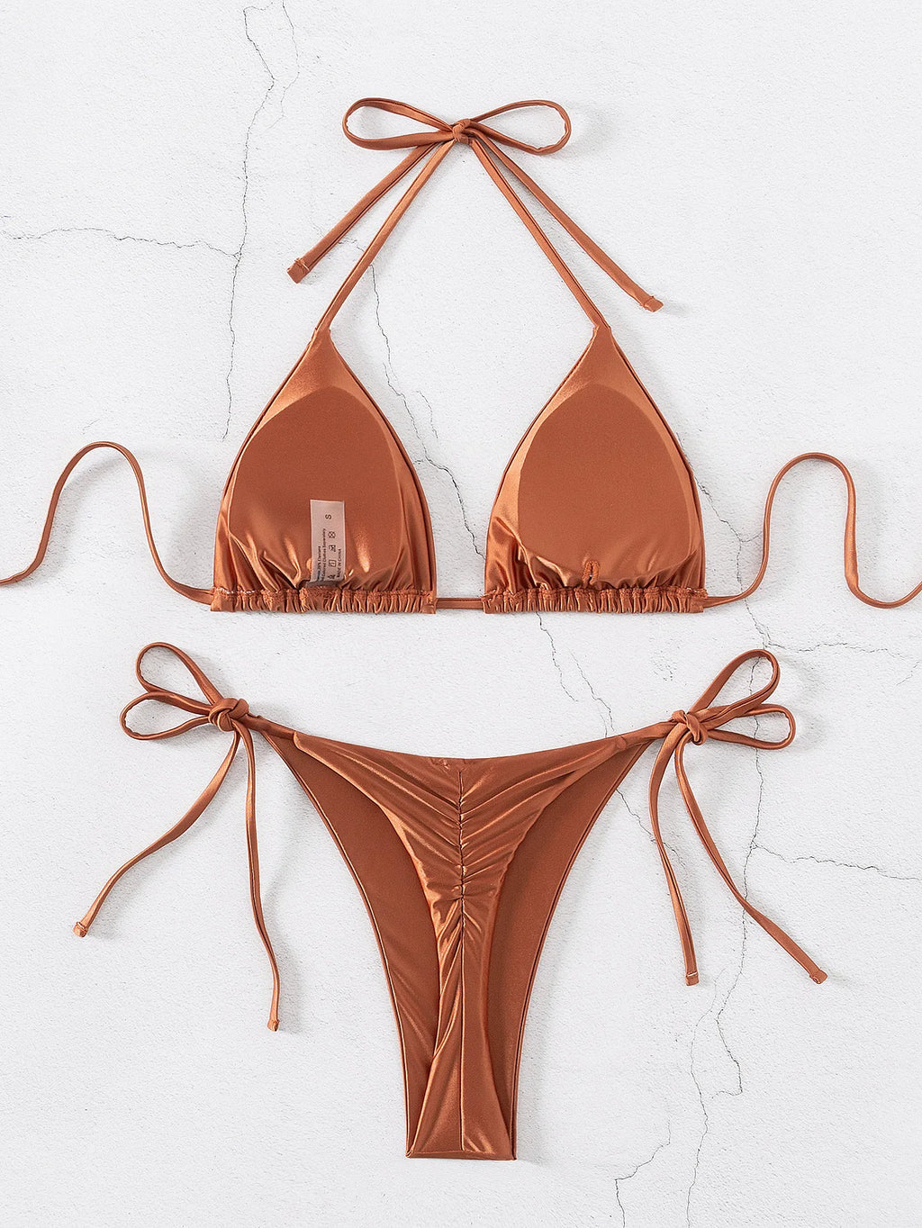 Bikini Floral Triángulo Push-Up