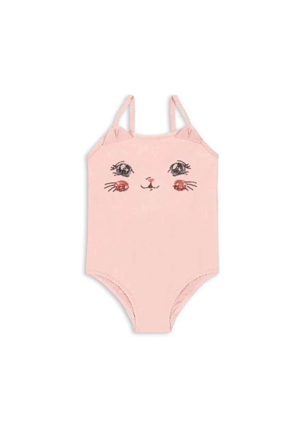 Bikini Niña Estampado con Volantes Estilo Princesa