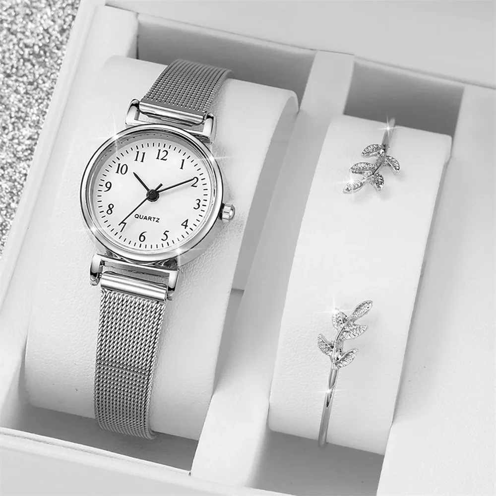 Reloj Mujer Cuarzo Números Romanos Acero