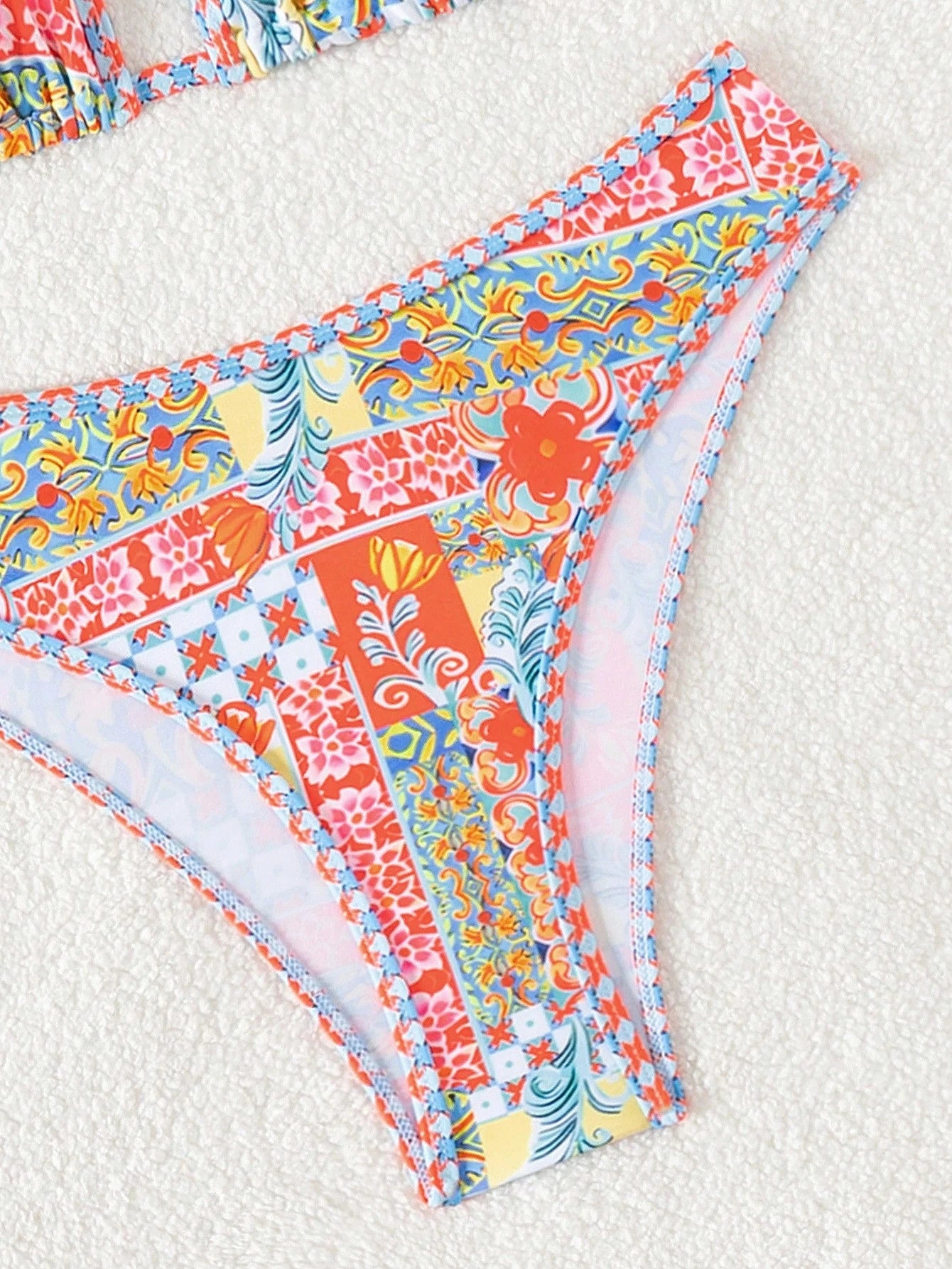 Bikini Floral Triángulo Ajustable