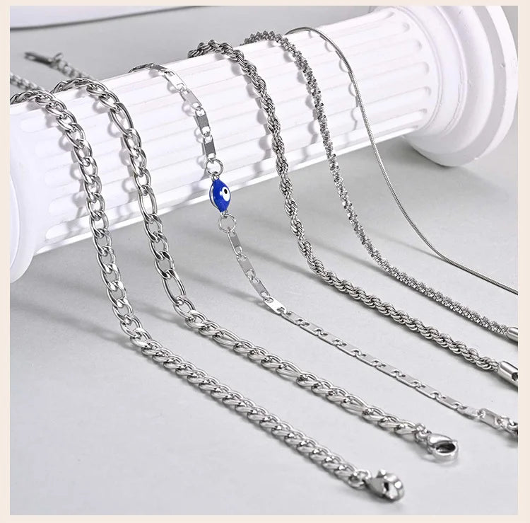 Tobillera Cadena Acero Inoxidable