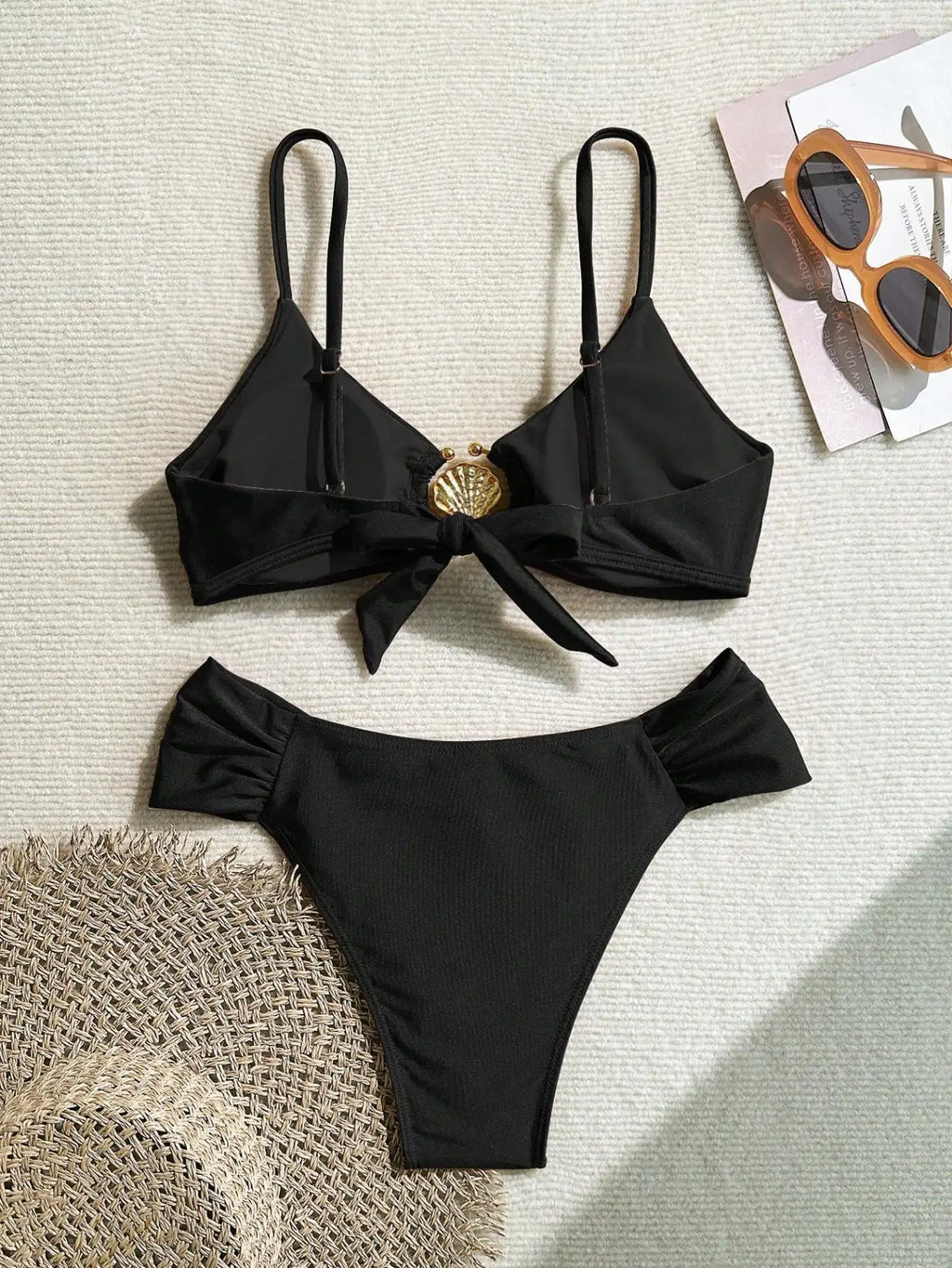 Bikini Botones Concha Halter