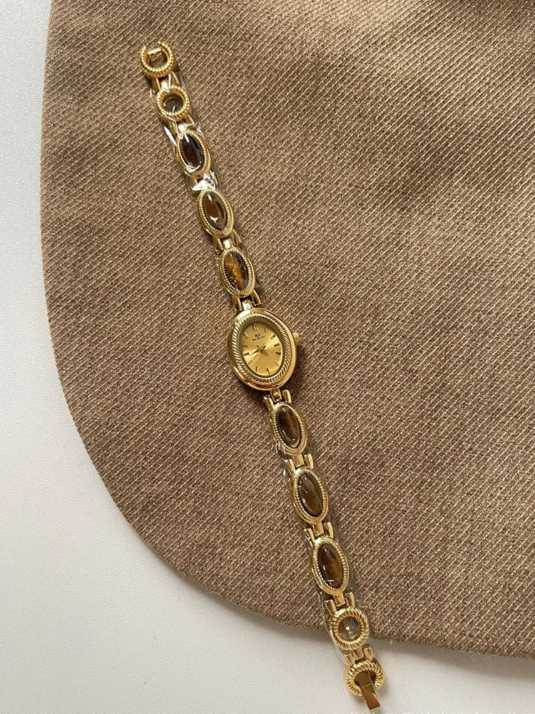 Reloj Pulsera Cuarzo Jade Mujer