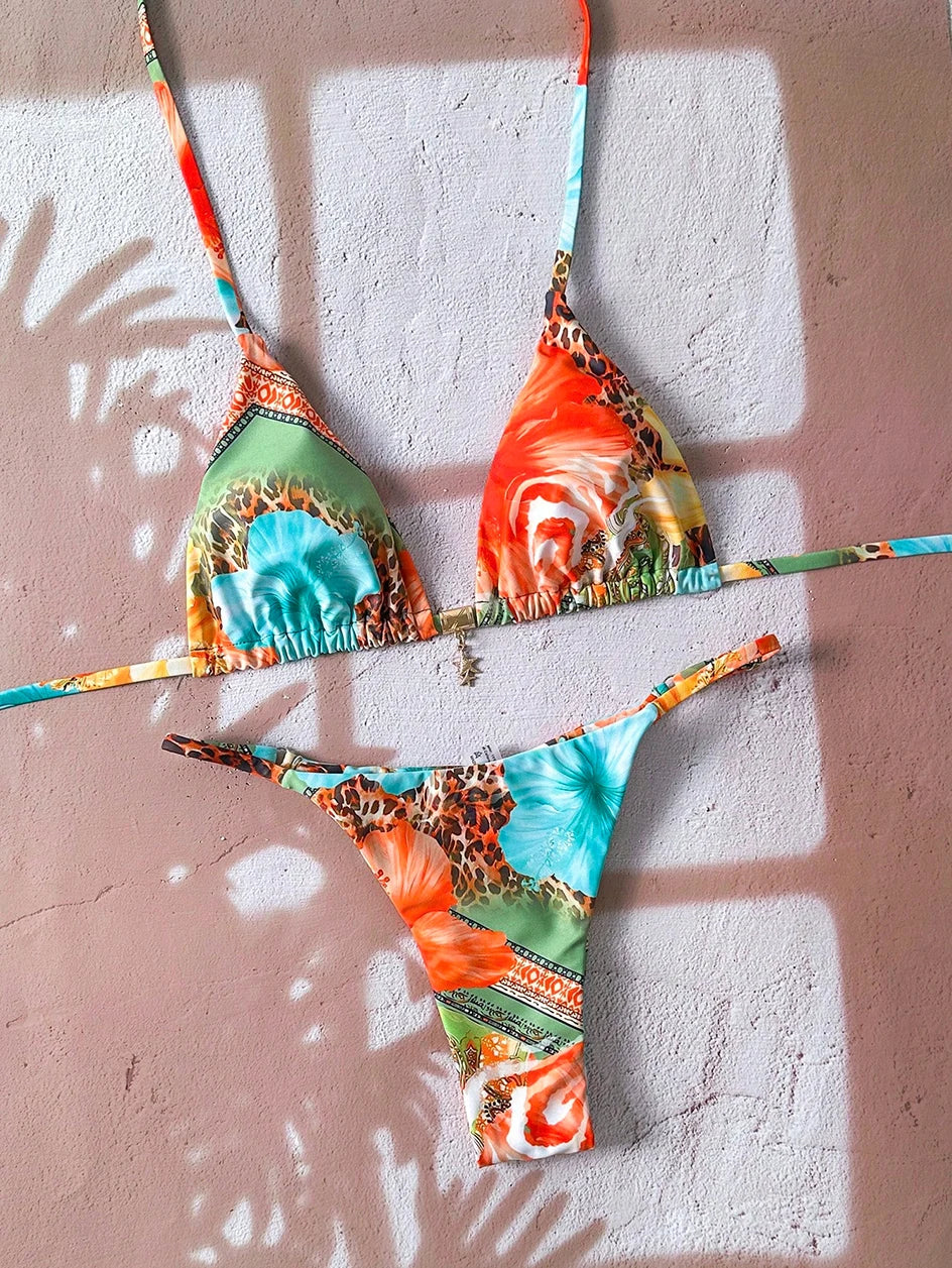 Bikini Leopardo Micro Tanga