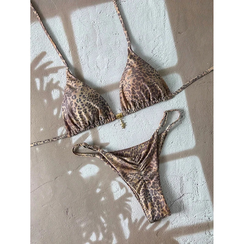 Bikini Leopardo Micro Tanga