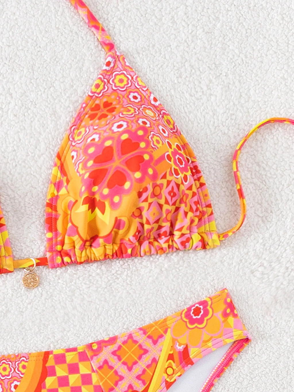 Bikini Floral Triángulo Push-Up