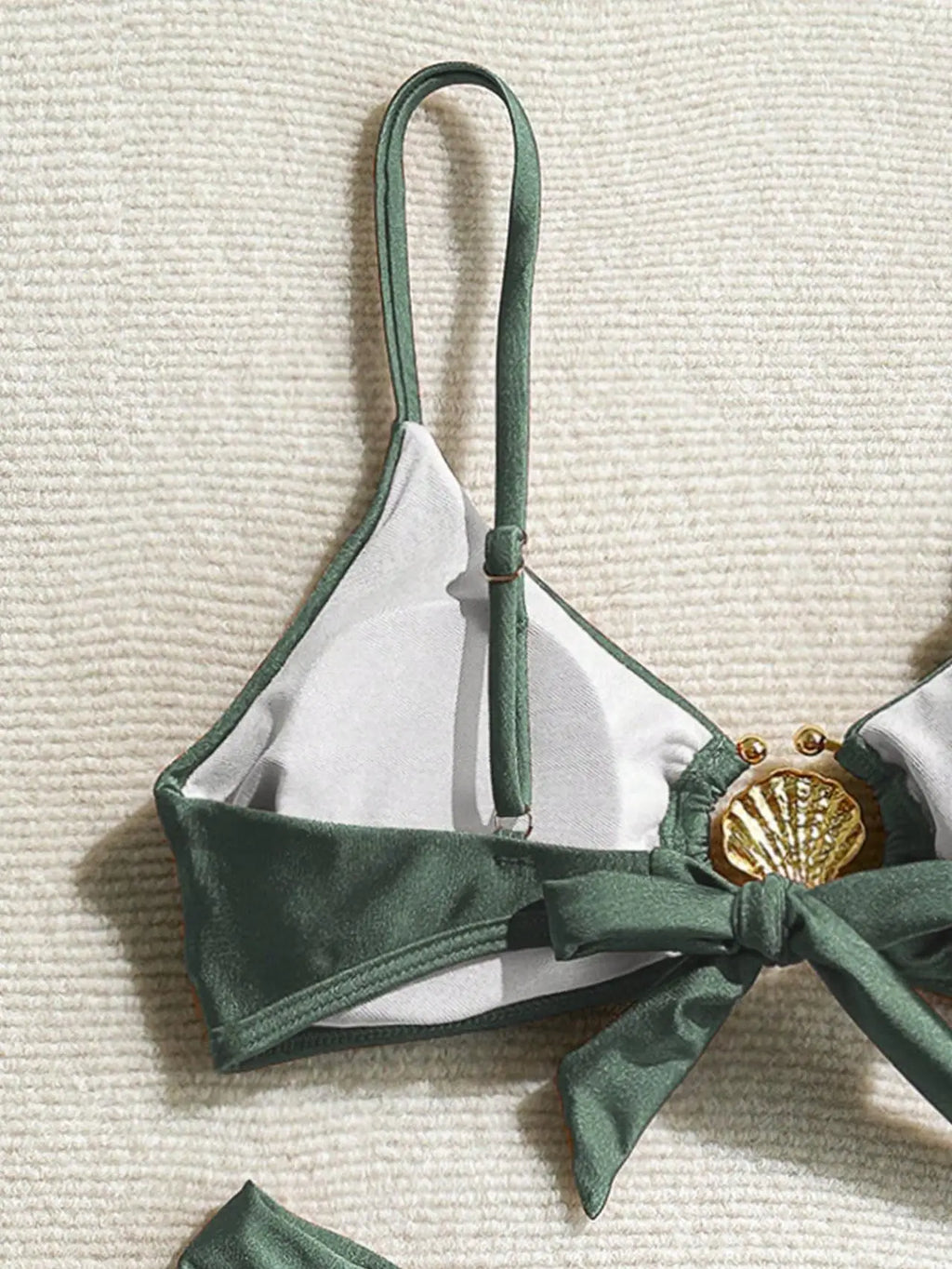Bikini Botones Concha Halter