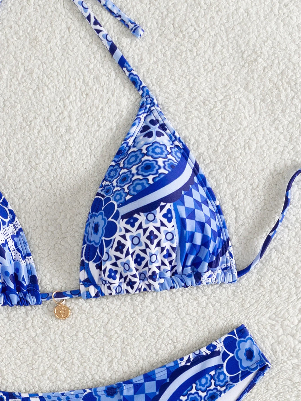 Bikini Floral Triángulo Push-Up