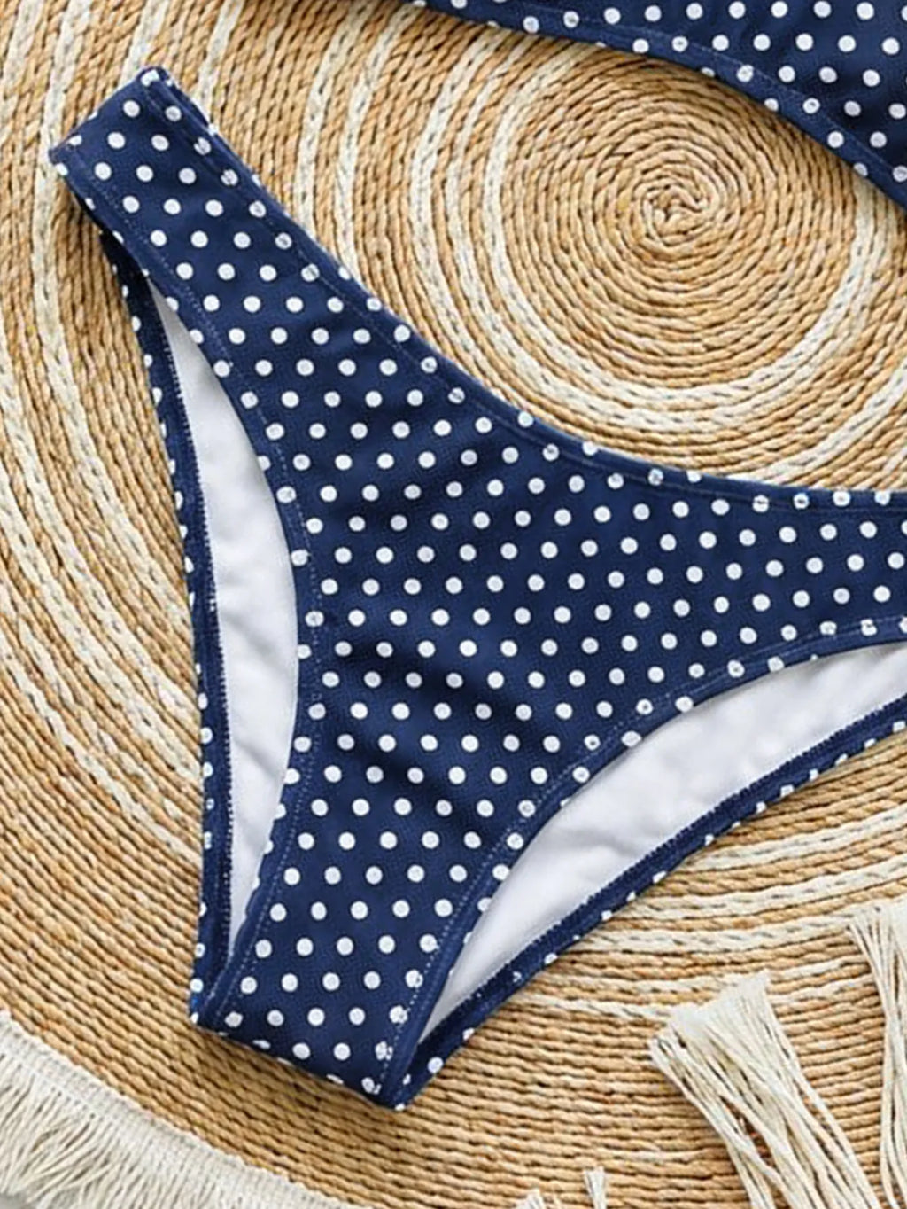 Bikini Lunares Tiro Bajo Push-Up