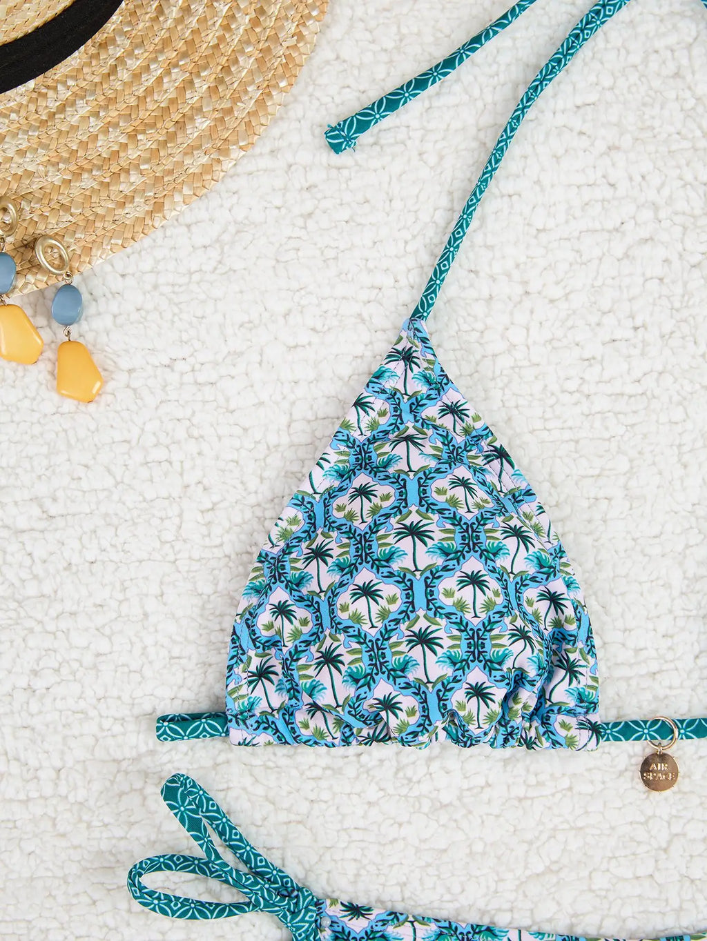 Bikini Floral Triángulo Push-Up