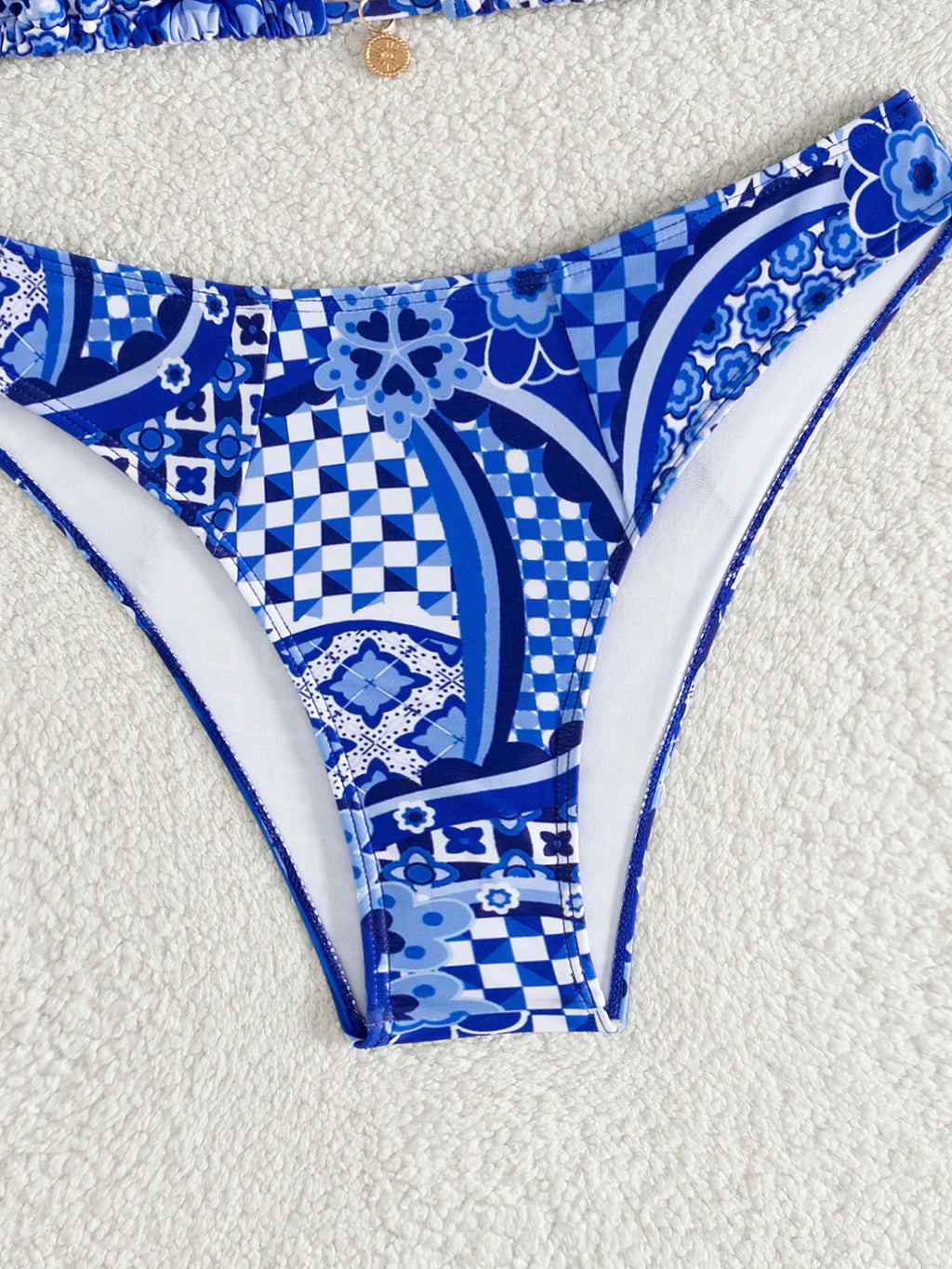 Bikini Floral Triángulo Push-Up