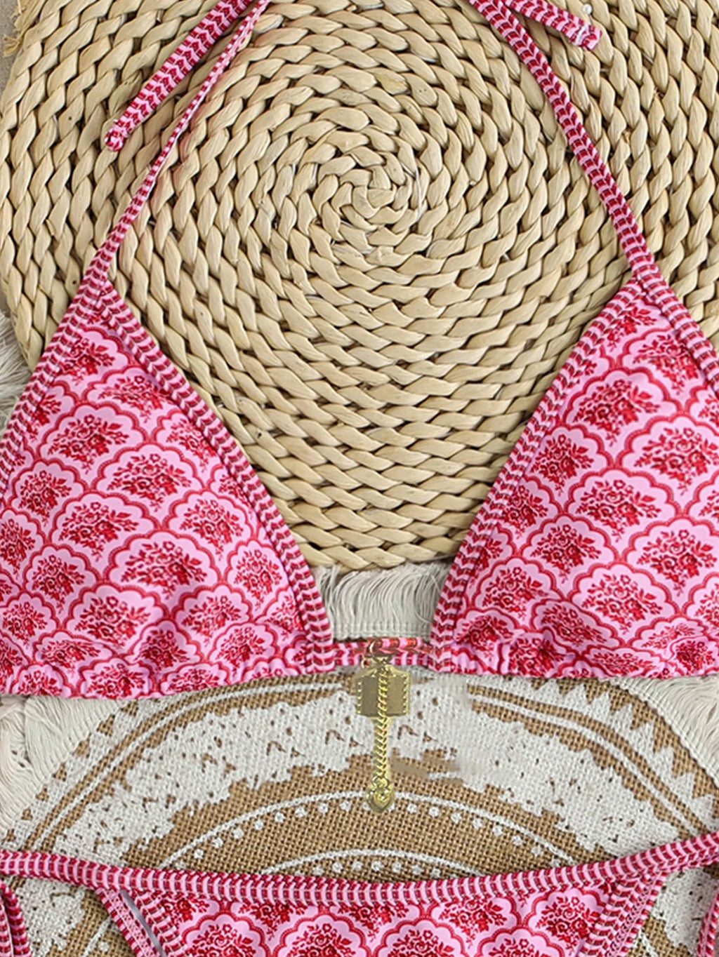 Bikini Floral Triángulo Push-Up