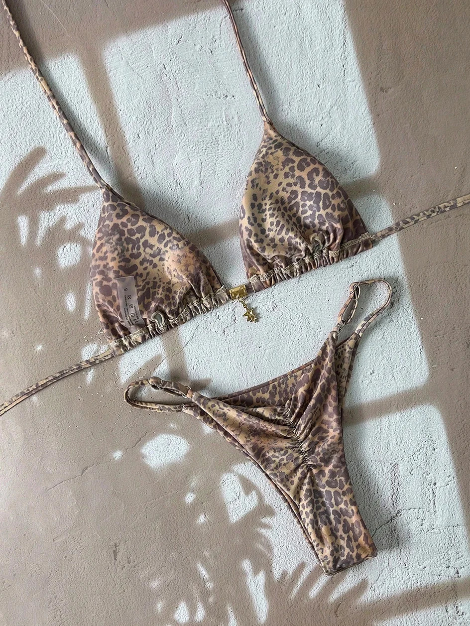 Bikini Leopardo Micro Tanga