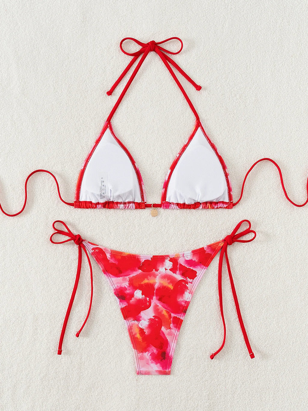 Bikini Floral Triángulo Push-Up