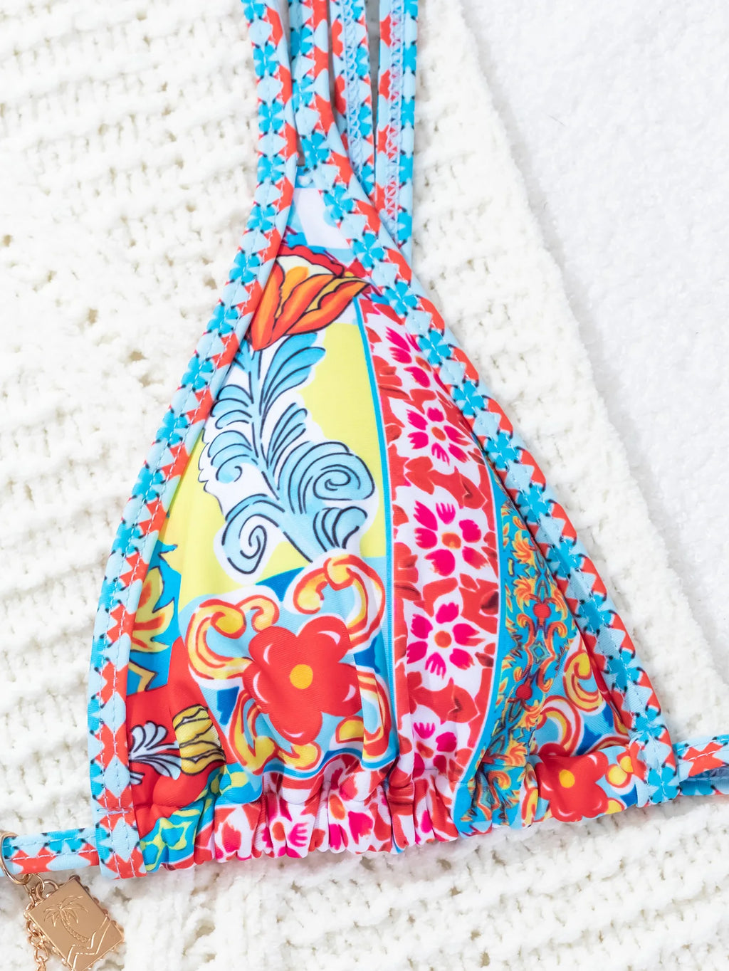Bikini Floral Triángulo Push-Up