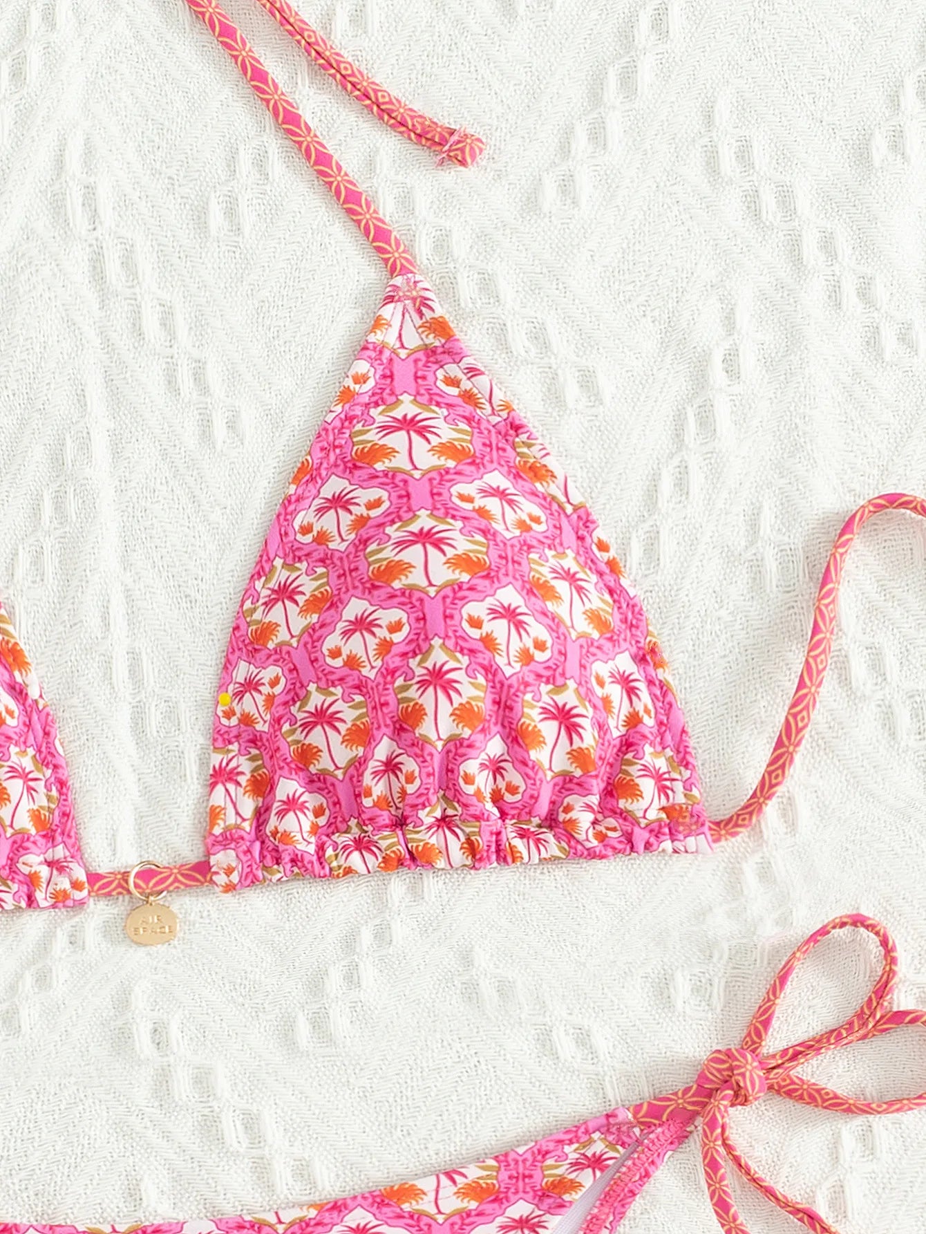 Bikini Floral Triángulo Push-Up