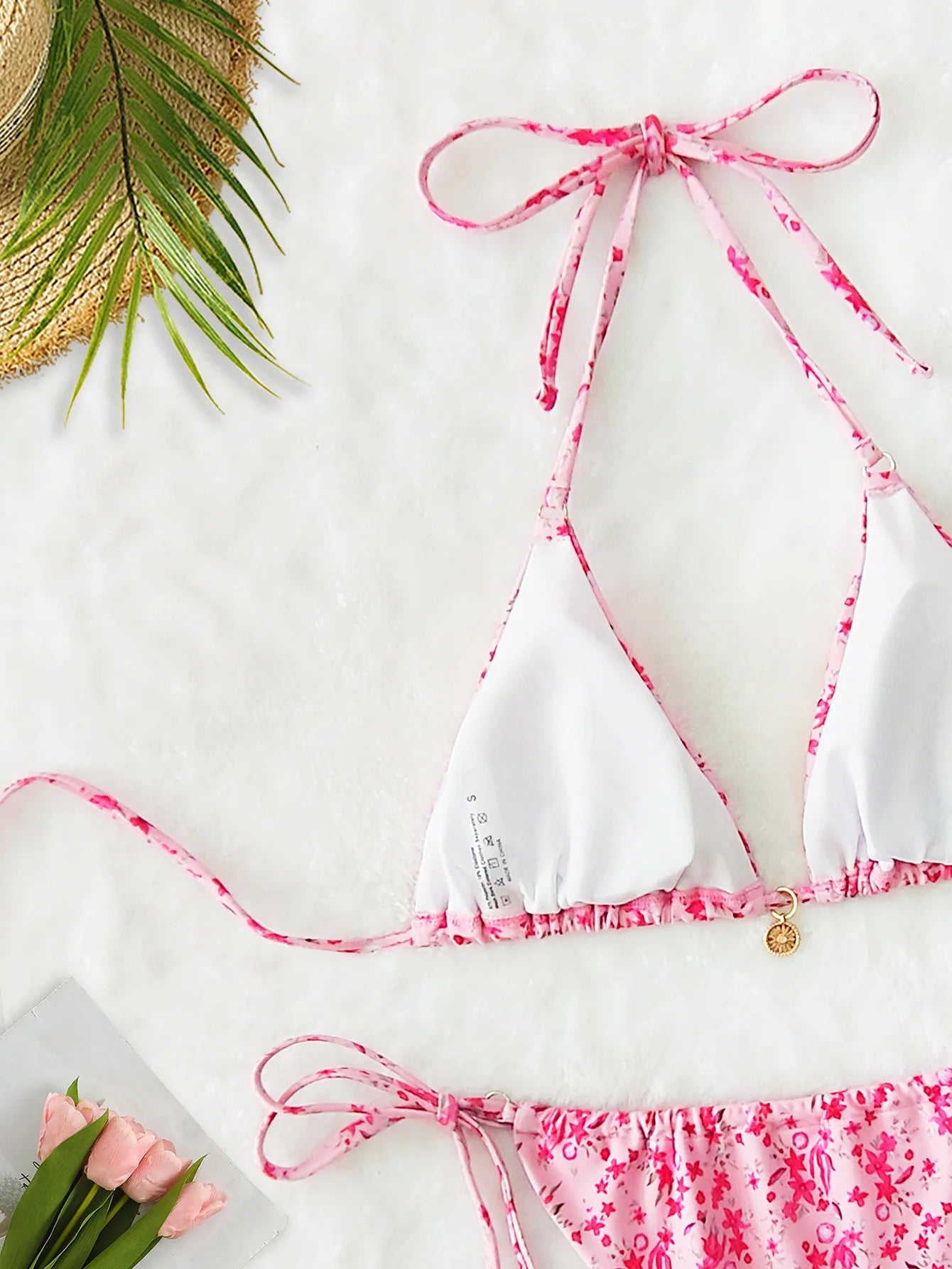 Bikini Floral Triángulo Push-Up