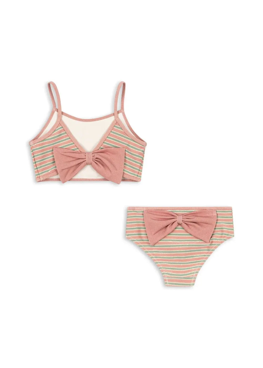 Bikini Niña Estampado con Volantes Estilo Princesa