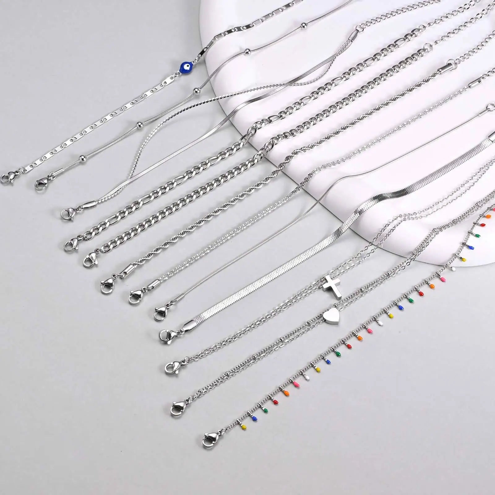 Tobillera Cadena Acero Inoxidable