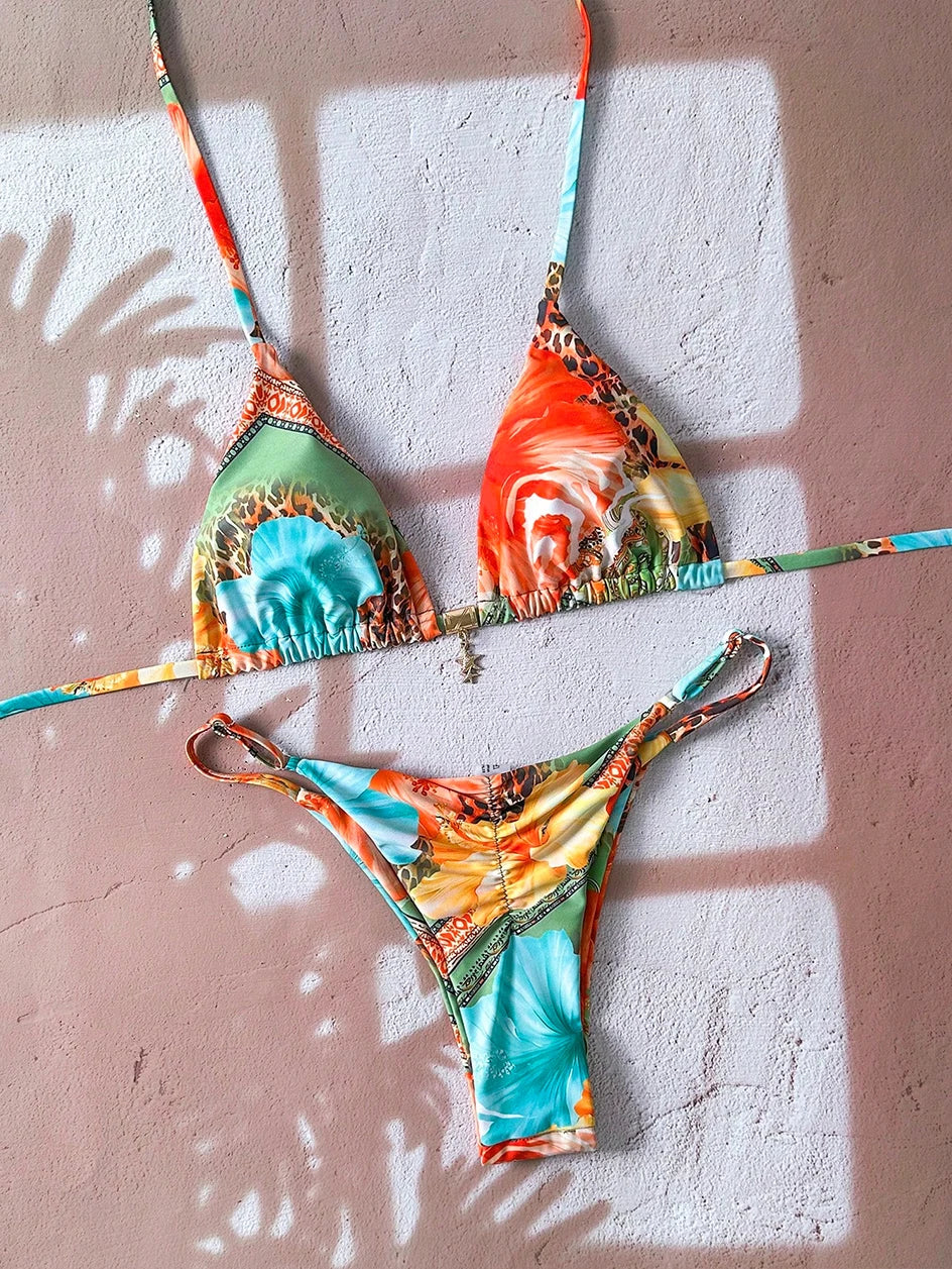 Bikini Leopardo Micro Tanga