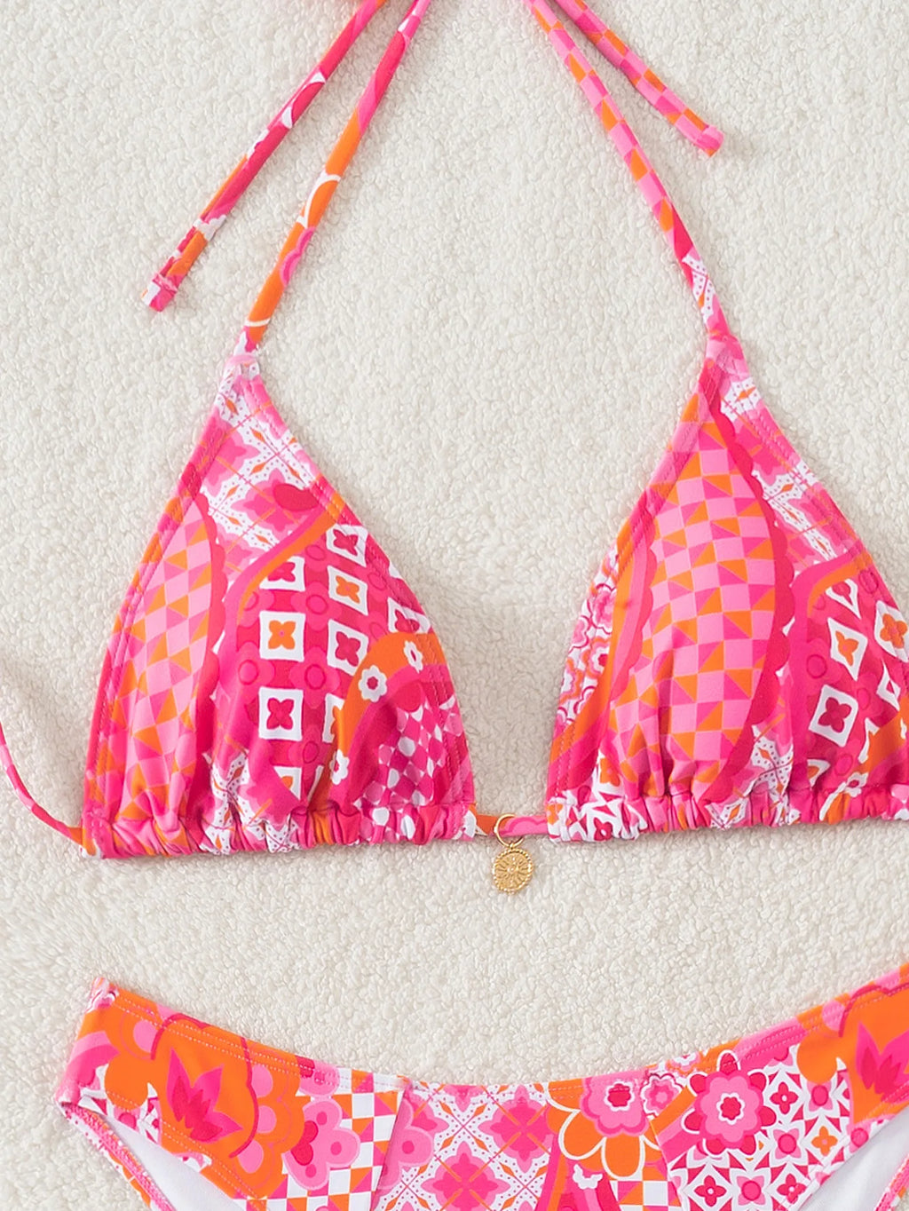 Bikini Floral Triángulo Push-Up