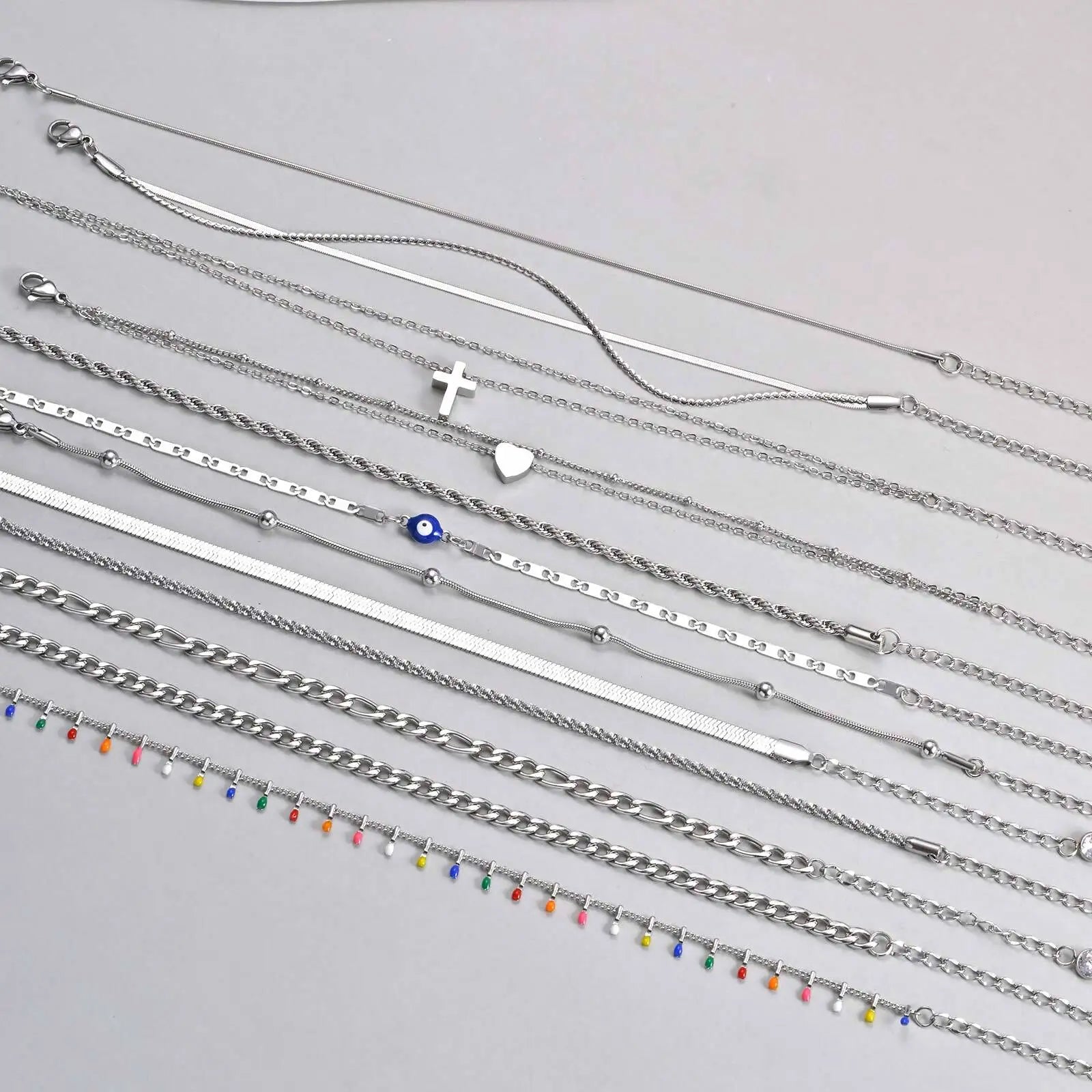 Tobillera Cadena Acero Inoxidable