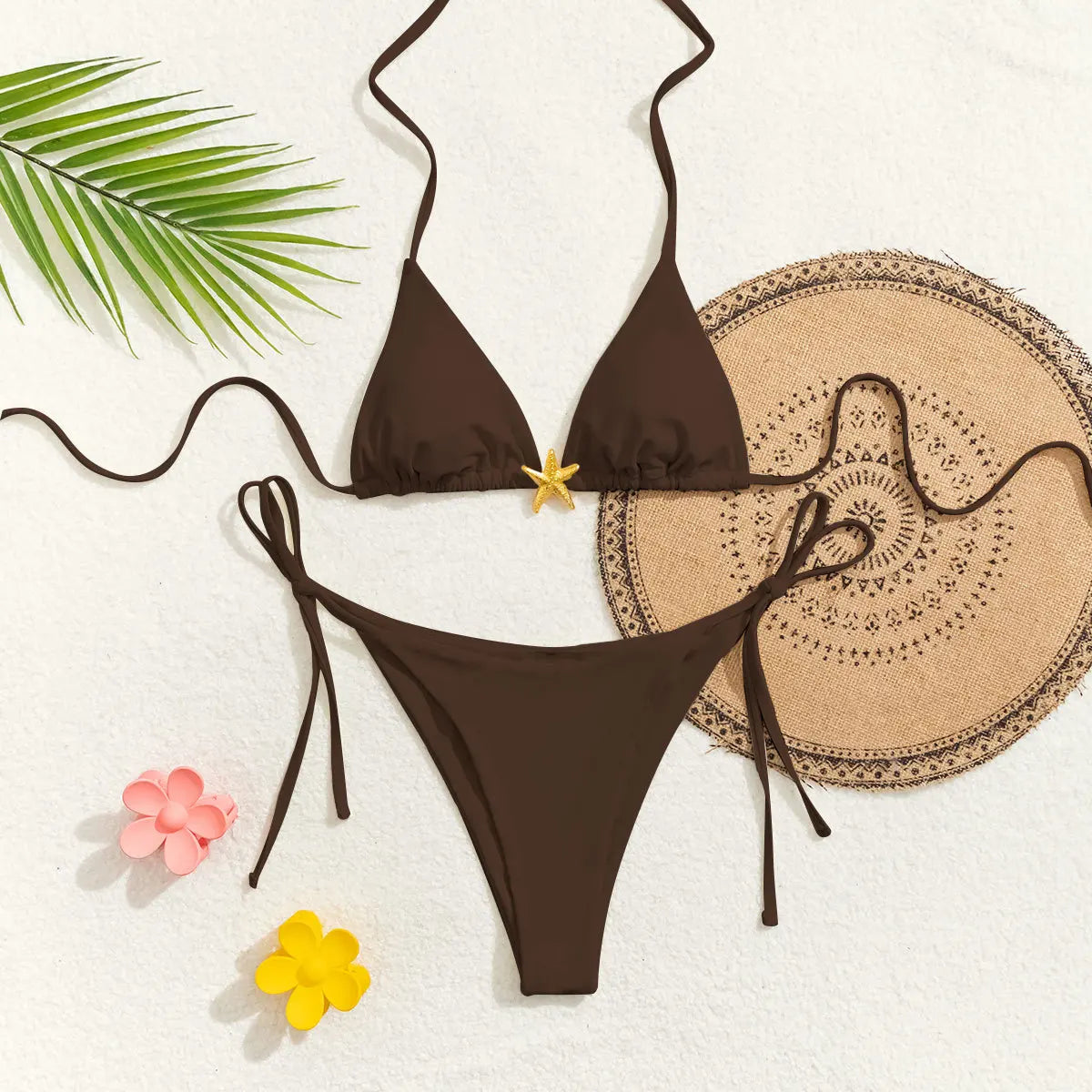 Bikini Floral Triángulo Push-Up
