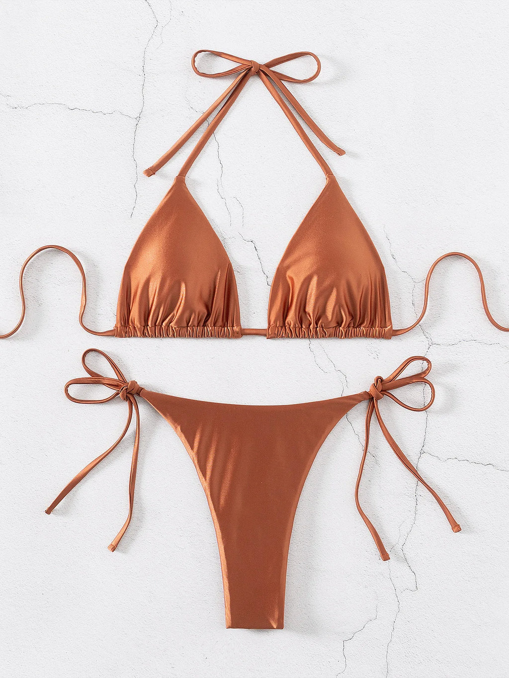 Bikini Floral Triángulo Push-Up