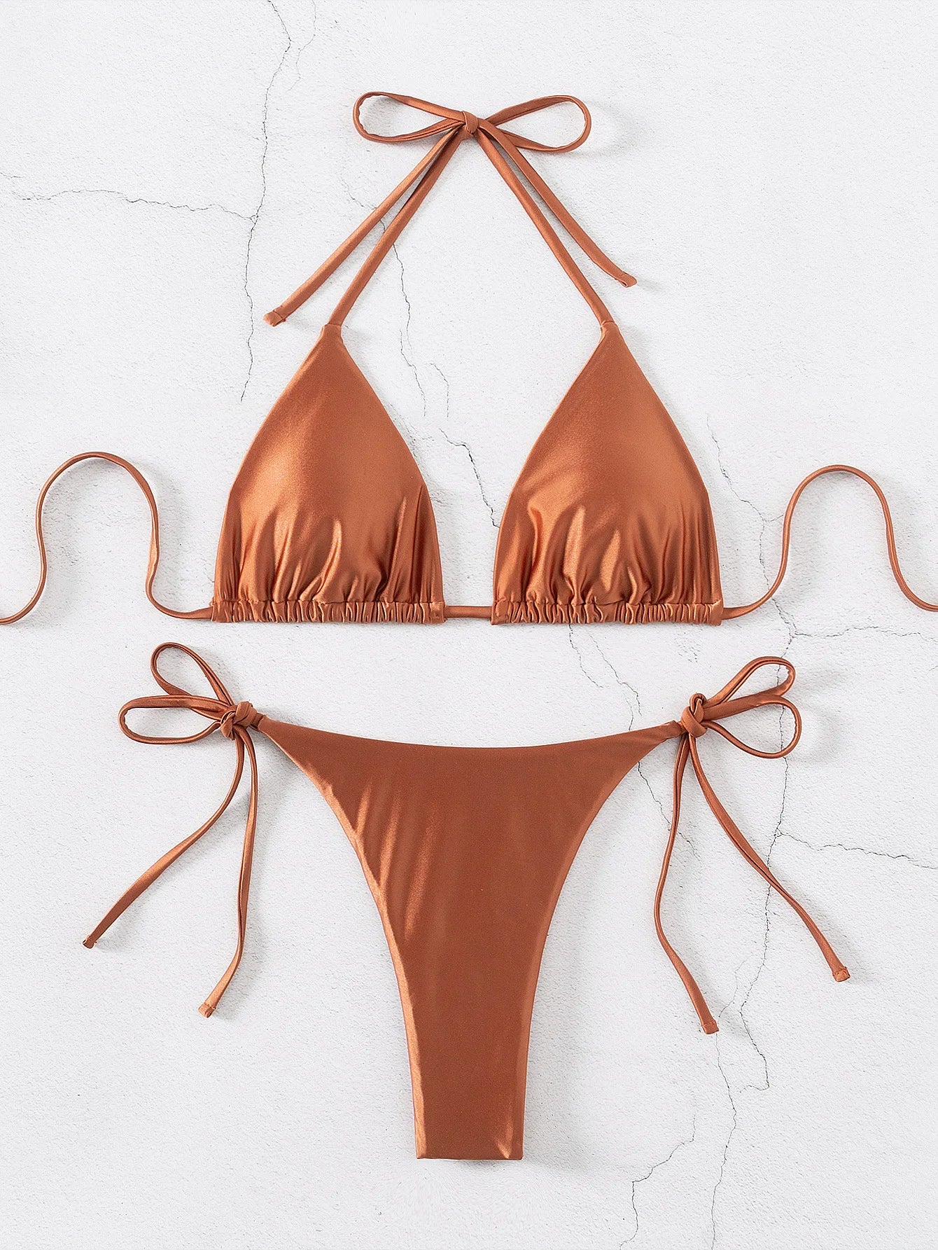 Bikini Floral Triángulo Push-Up