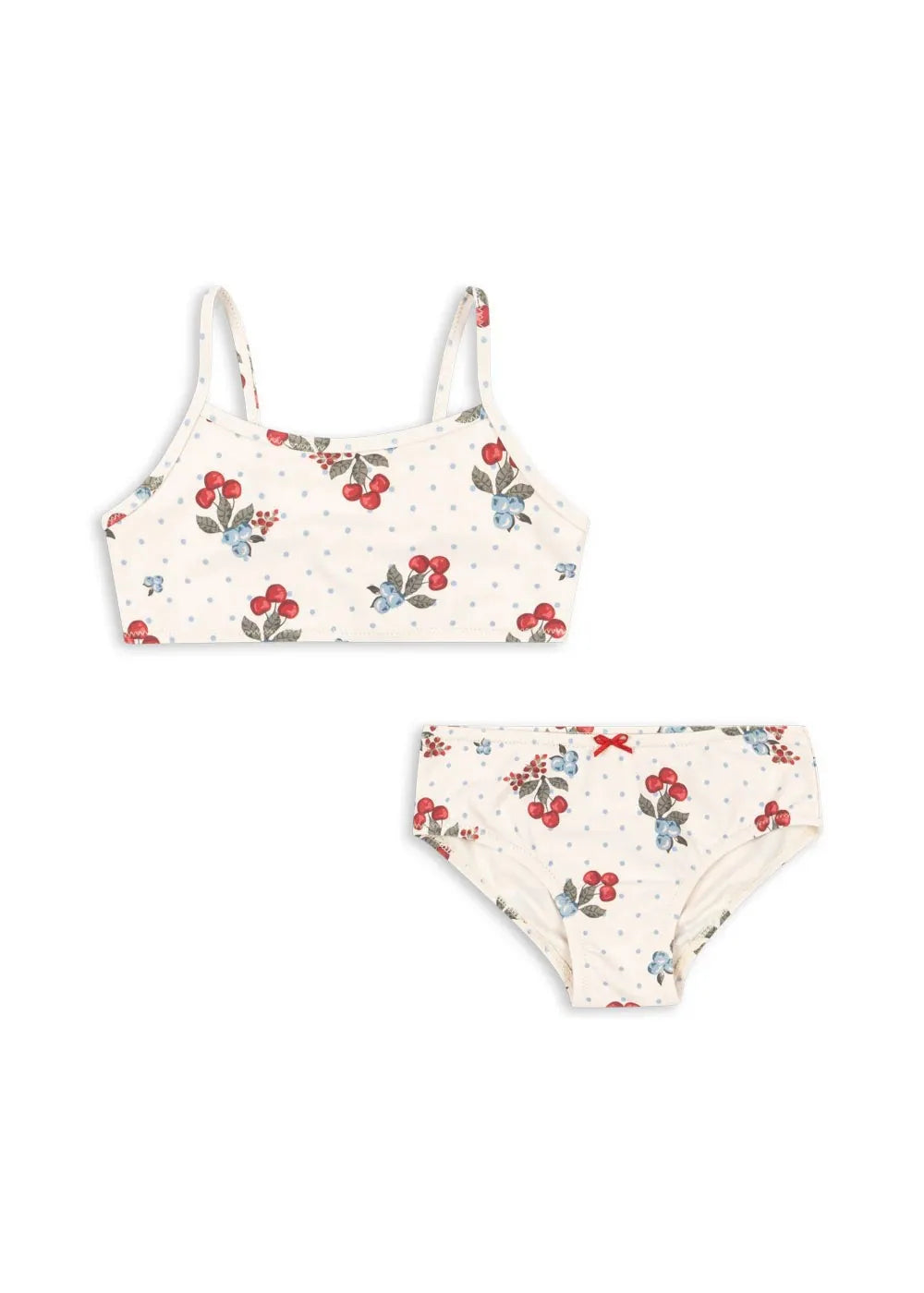 Bikini Niña Estampado con Volantes Estilo Princesa