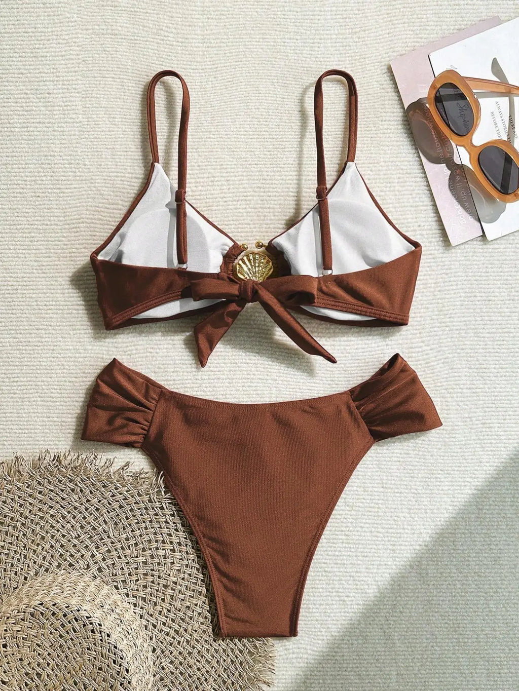 Bikini Botones Concha Halter