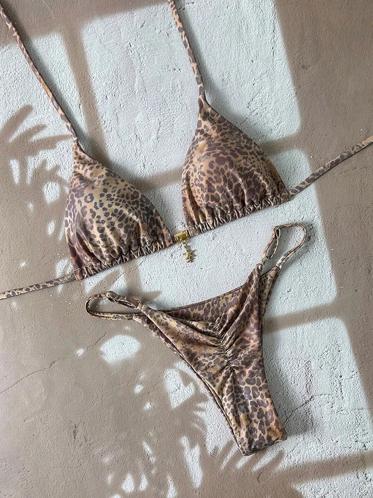 Bikini Leopardo Micro Tanga