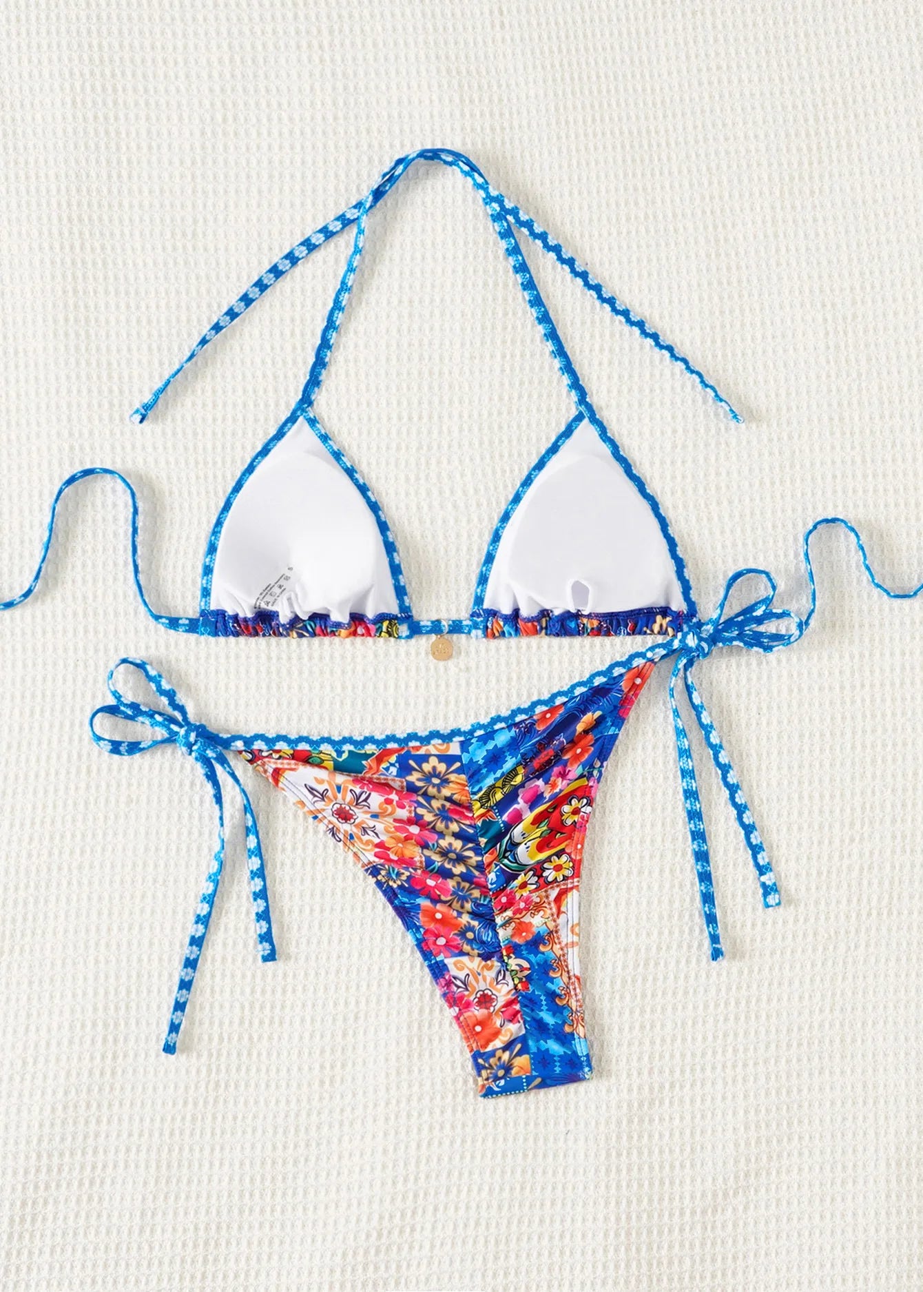 Bikini Floral Triángulo Push-Up