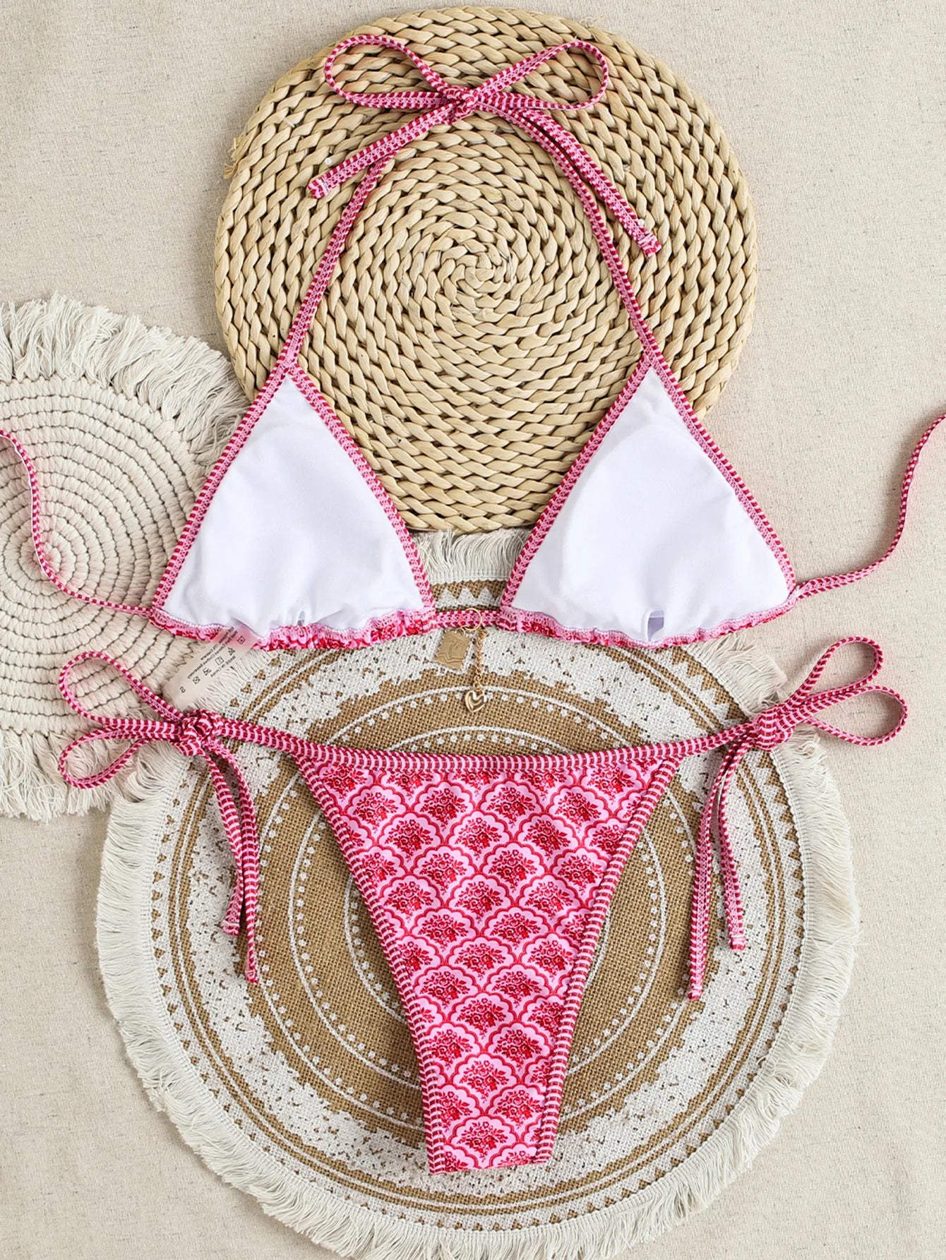 Bikini Floral Triángulo Push-Up